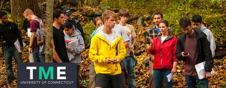 Page header: students outdoors